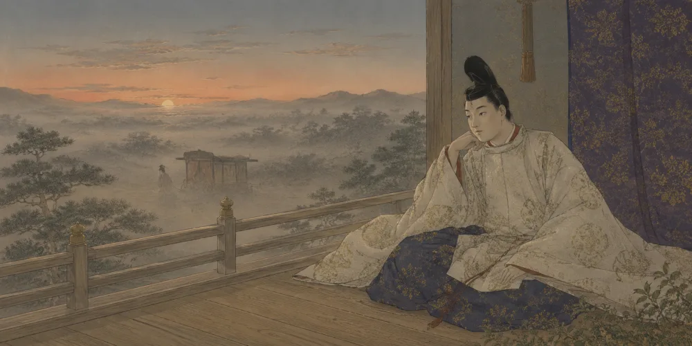 「あひみての のちの心に くらぶれば」の情景画