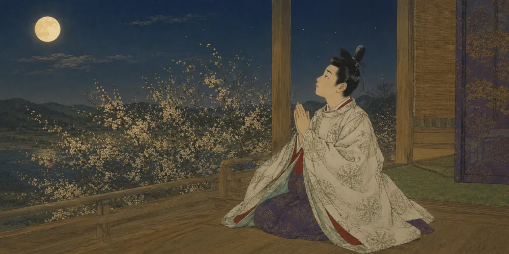 「君がため 惜しからざりし いのちさへ」の情景画