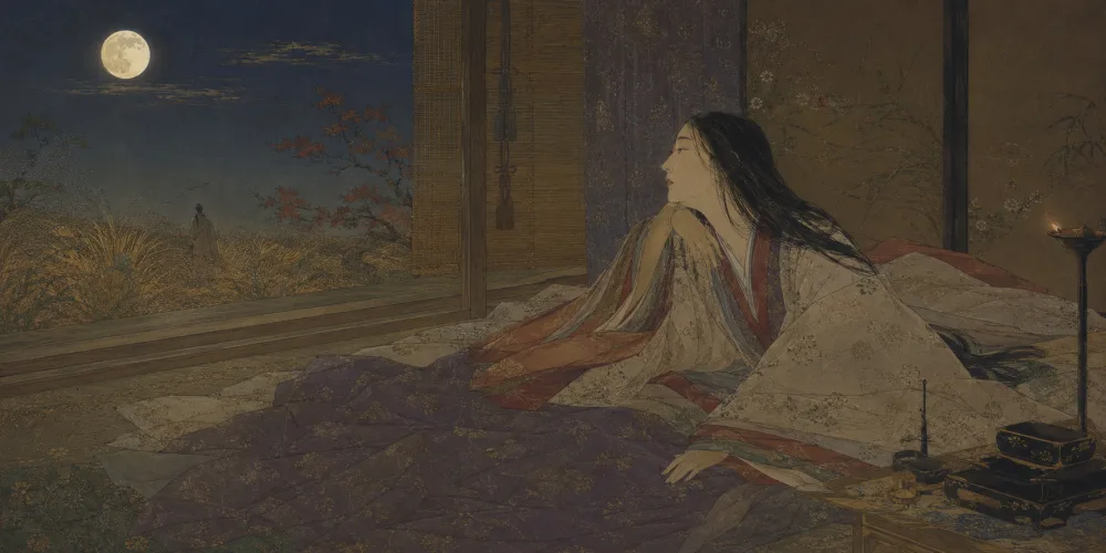 「あらざらむ この世のほかの 思ひ出に」の情景画